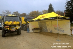 Rozloučení s Frantou před odjezdem na Dakar 2019