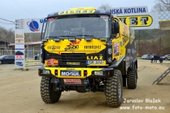 Rozloučení s Frantou před odjezdem na Dakar 2019