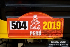 Rozloučení s Frantou před odjezdem na Dakar 2019