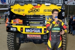 Rozloučení s Frantou před odjezdem na Dakar 2019