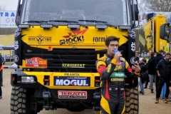 Kamion Franta jezdce Martina Macíka je připraven k odjezdu na Dakar 2019