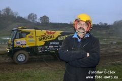 Rozloučení s Frantou před odjezdem na Dakar 2019