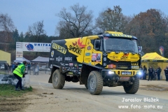 Rozloučení s Frantou před odjezdem na Dakar 2019