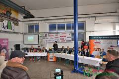 Tisková konference Ollie před odjezdem na Dakar