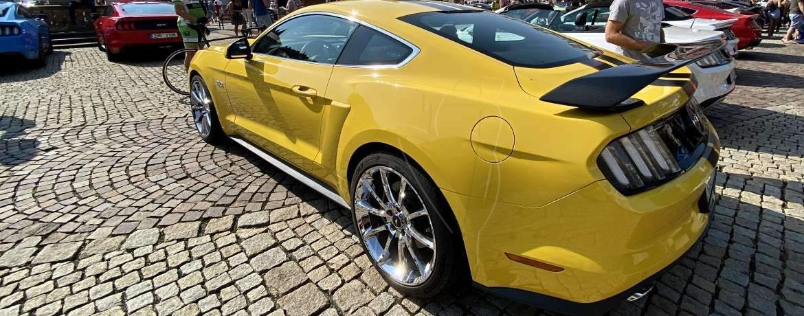 Sraz Ford Mustang v Kolíně 2020